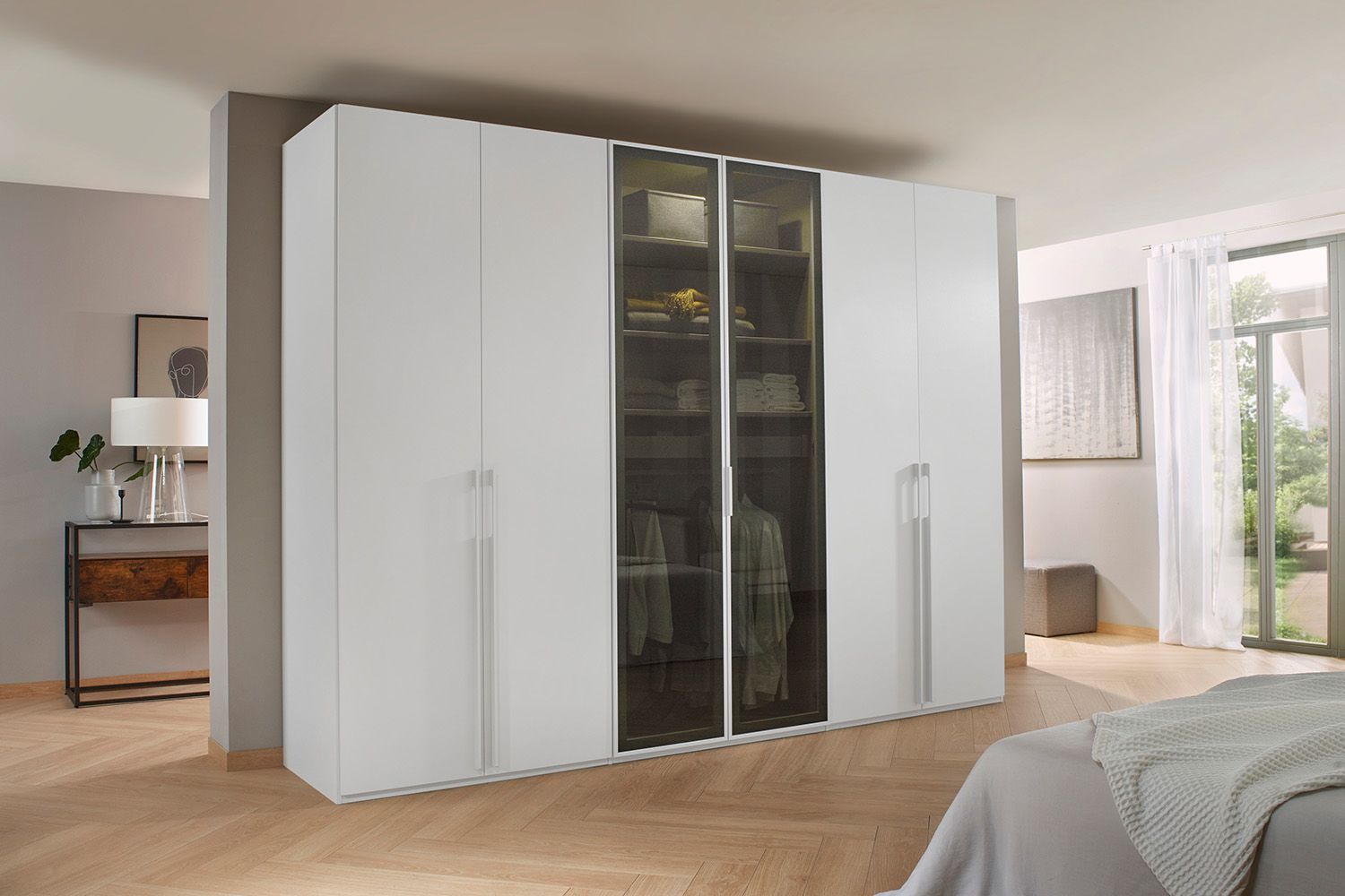 Oakwood Rauch Skat Shine 6 Hinged Door Wardrobe