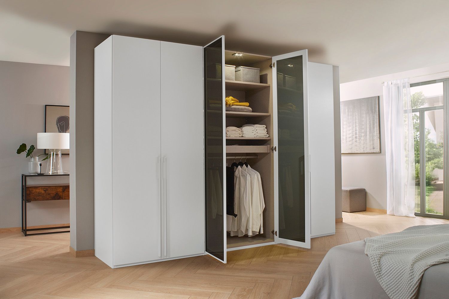 Oakwood Rauch Skat Shine 6 Hinged Door Wardrobe