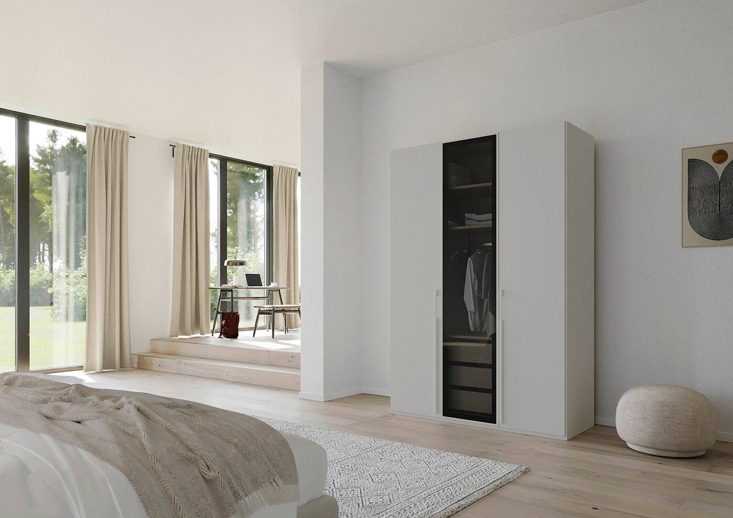 Oakwood Rauch Skat Shine 3 Hinged Door Wardrobe