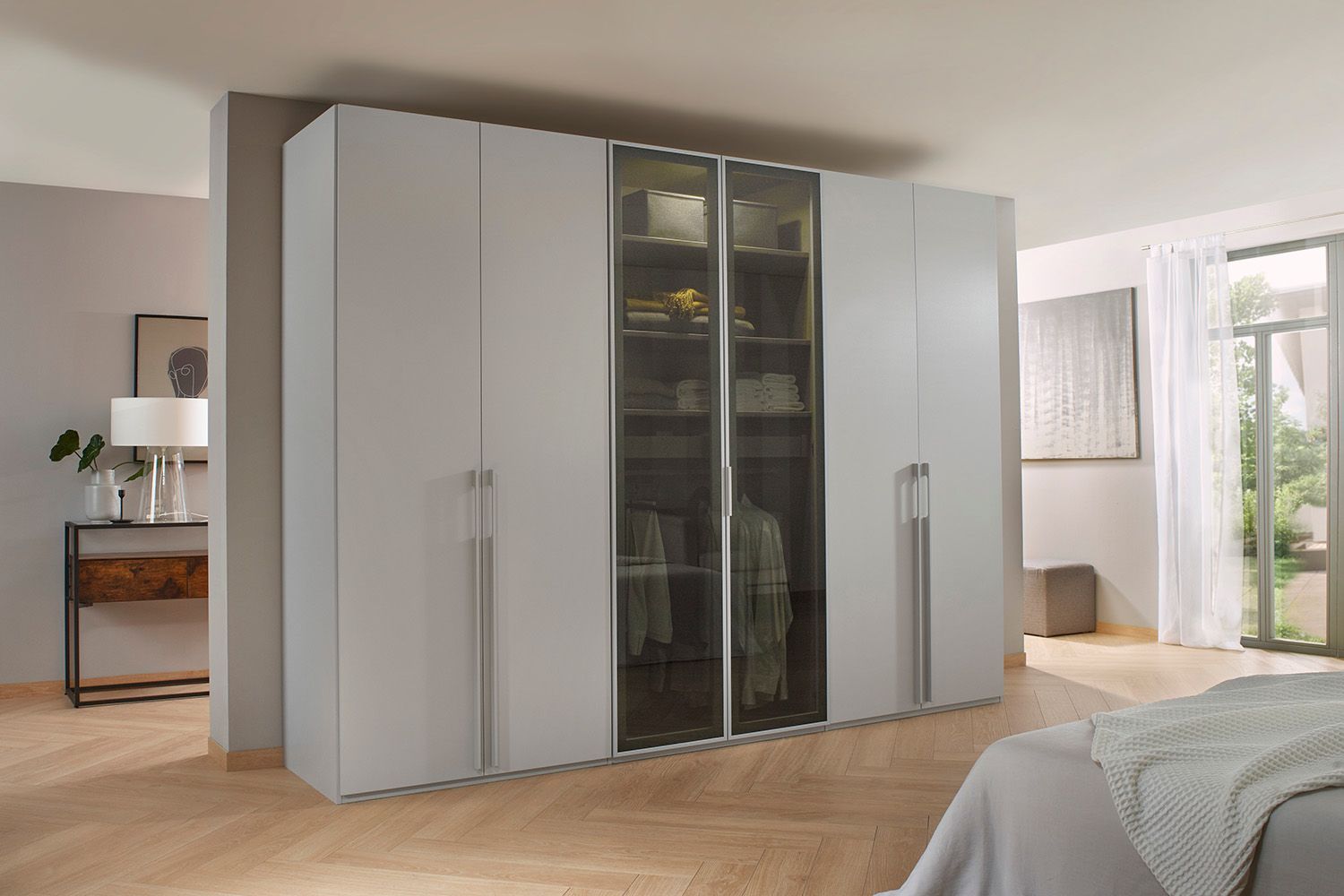 Oakwood Rauch Skat Shine 6 Hinged Door Wardrobe