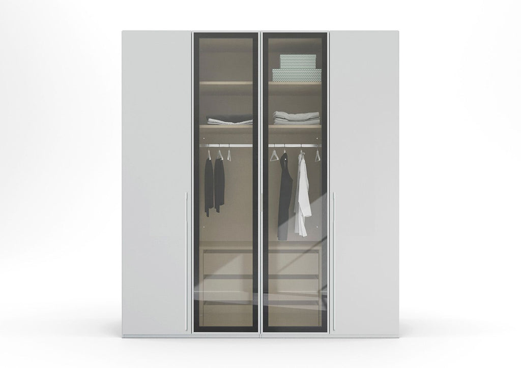 Oakwood Rauch Skat Shine 4 Hinged Door Wardrobe