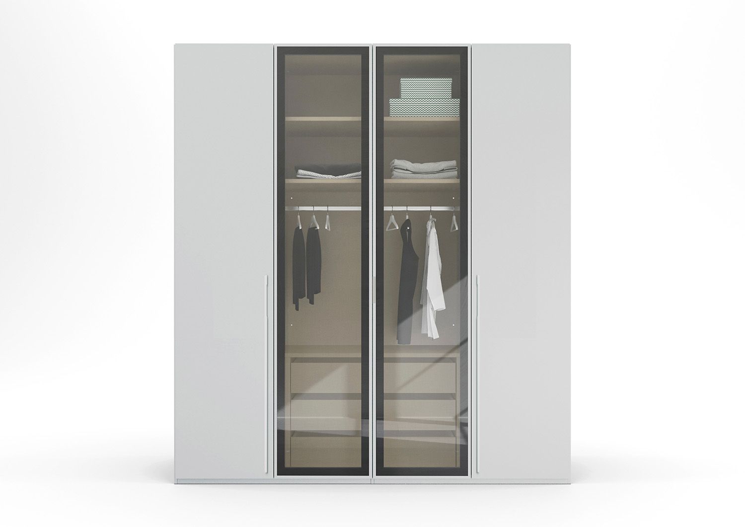 Oakwood Rauch Skat Shine 4 Hinged Door Wardrobe