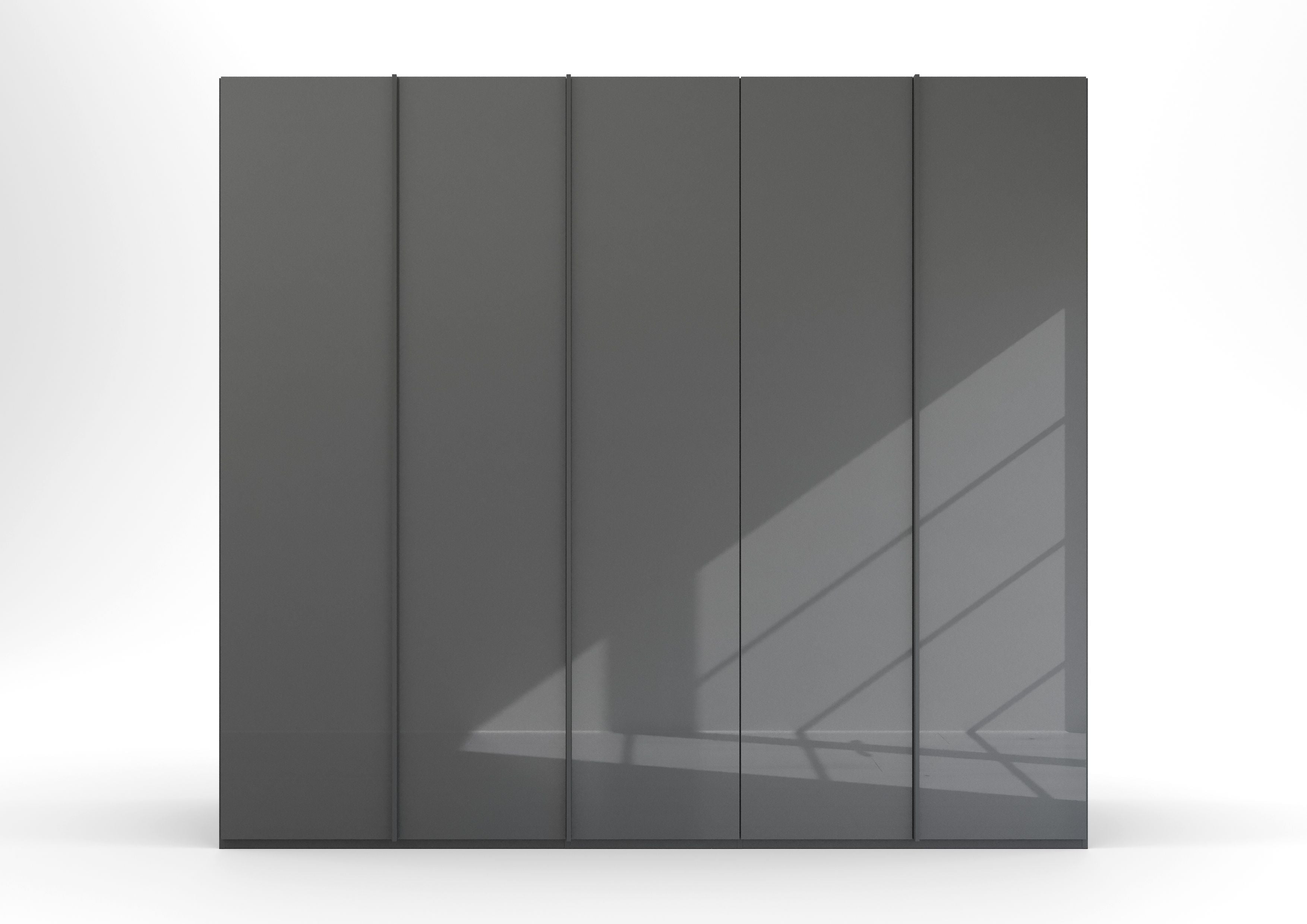 Oakwood Rauch Skat Meridian 5 Hinged Door Wardrobe Glass Finish