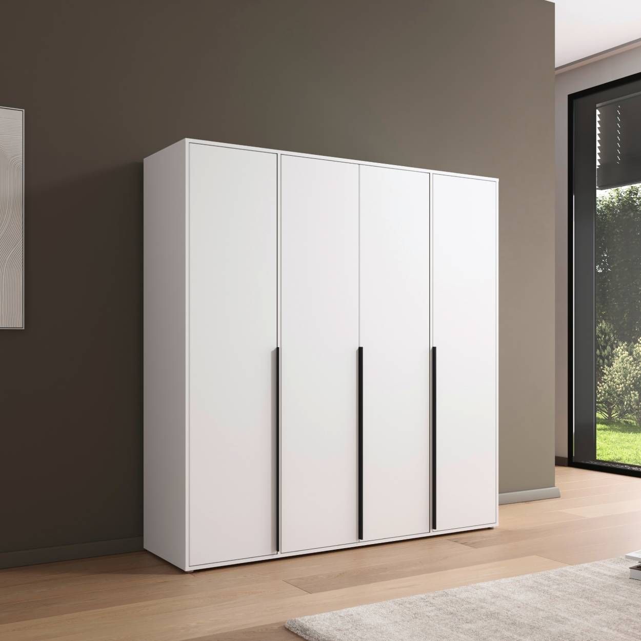 Oakwood Rauch Nagata 4 Door Hinged Wardrobe