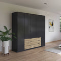 Oakwood Rauch Davoa 5 Door Hinged Wardrobe