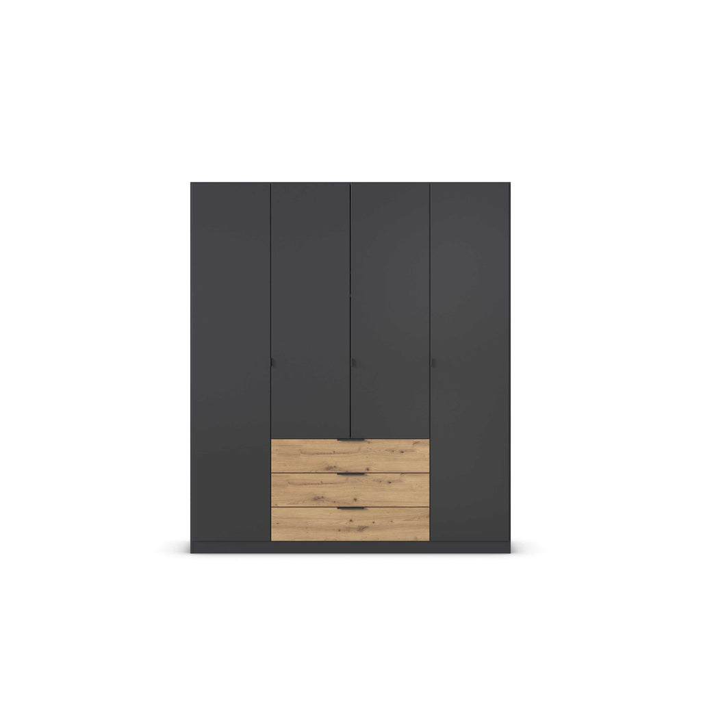 Oakwood Rauch Davoa 4 Door Hinged Wardrobe