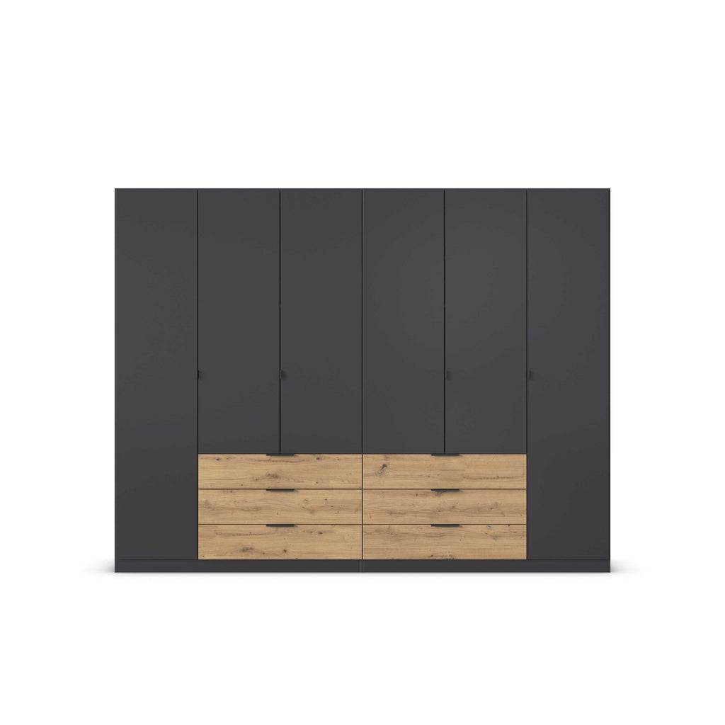 Oakwood Rauch Davoa 6 Door Hinged Wardrobe