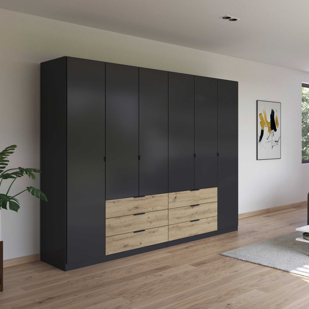 Oakwood Rauch Davoa 6 Door Hinged Wardrobe