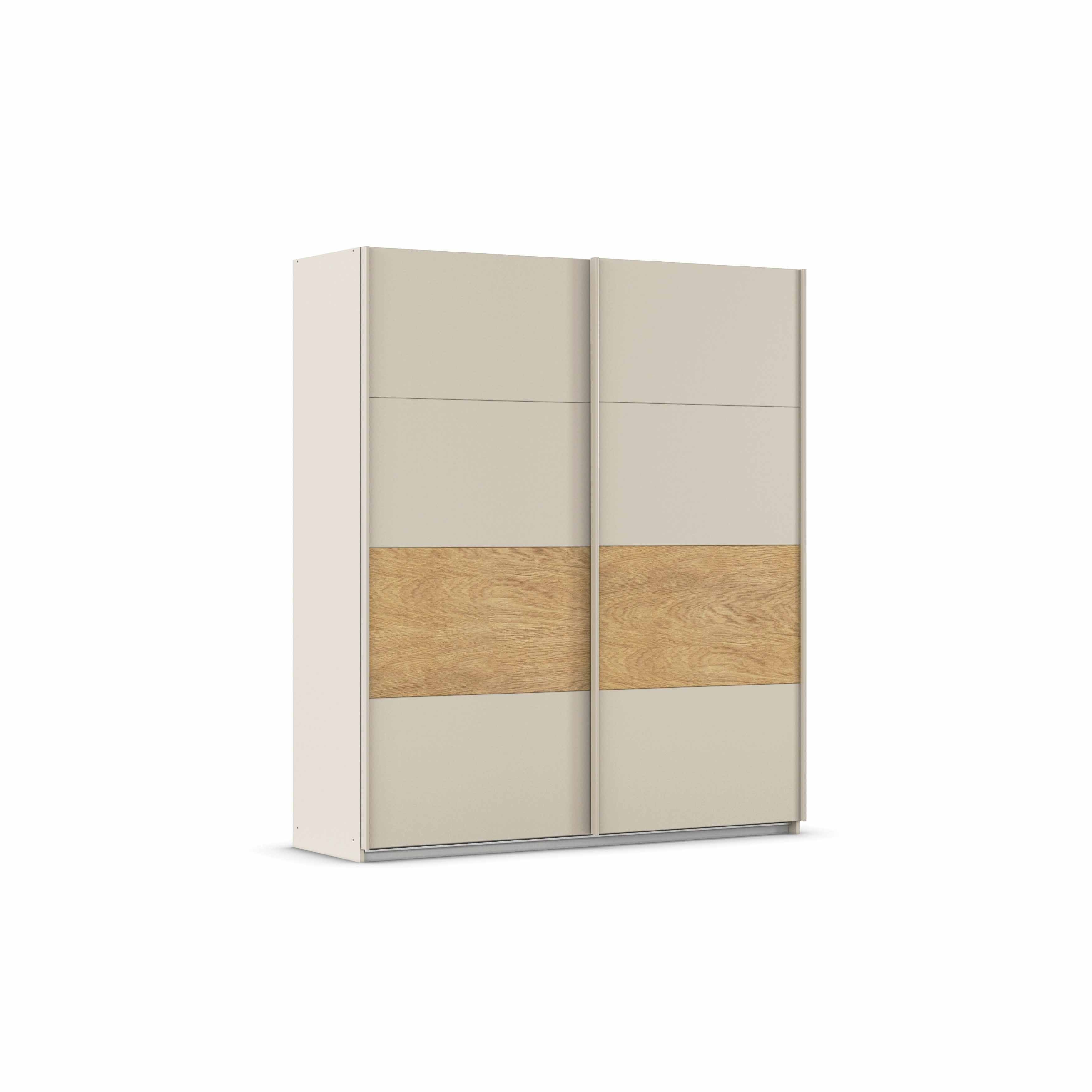 Oakwood Rauch Malva 2-Door Sliding Wardrobe - 181 CM
