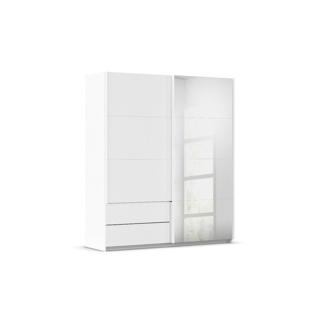Oakwood Rauch Elara Alpine White 2 door Sliding Wardrobe