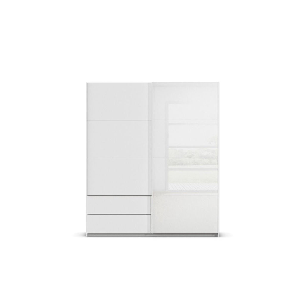 Oakwood Rauch Elara Alpine White 2 door Sliding Wardrobe