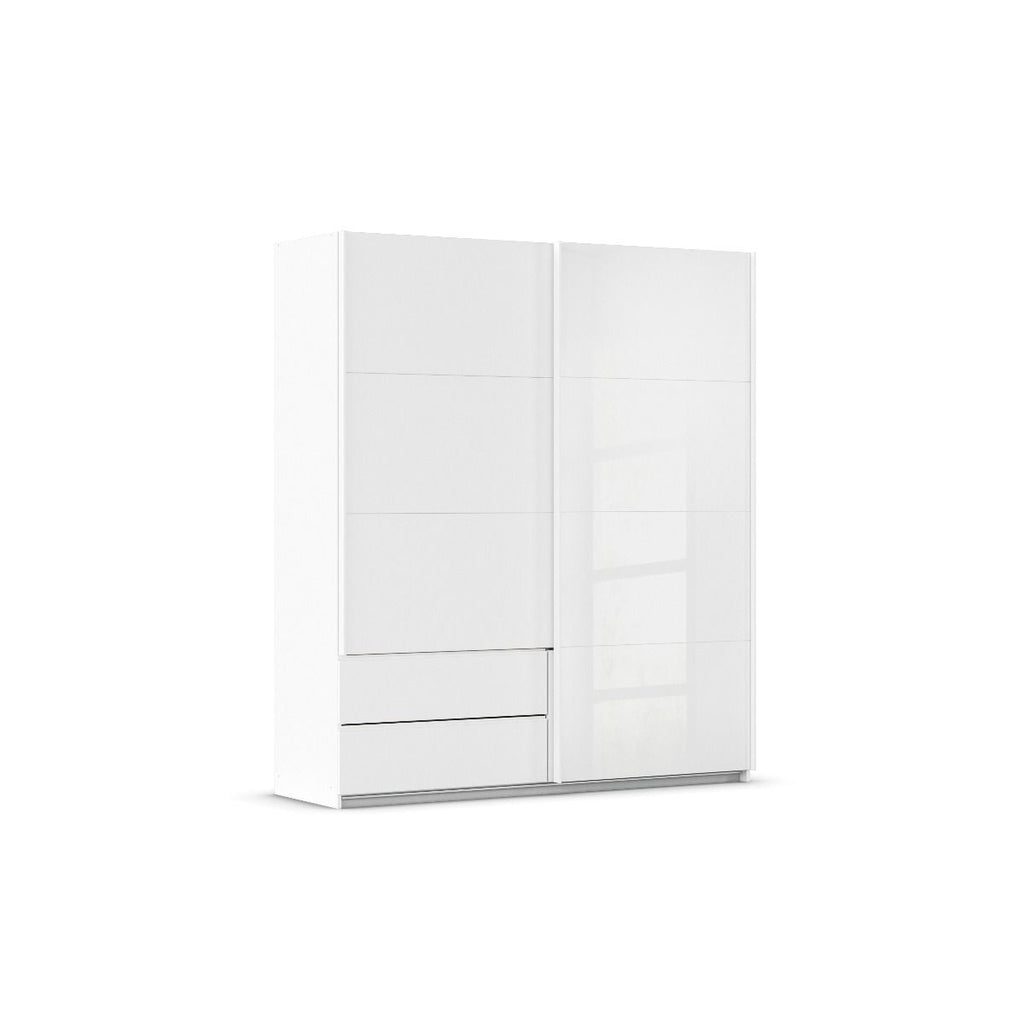 Oakwood Rauch Elara Alpine White 2 door Sliding Wardrobe