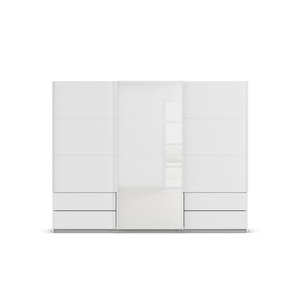 Oakwood Rauch Elara Alpine White 3 door Sliding Wardrobe