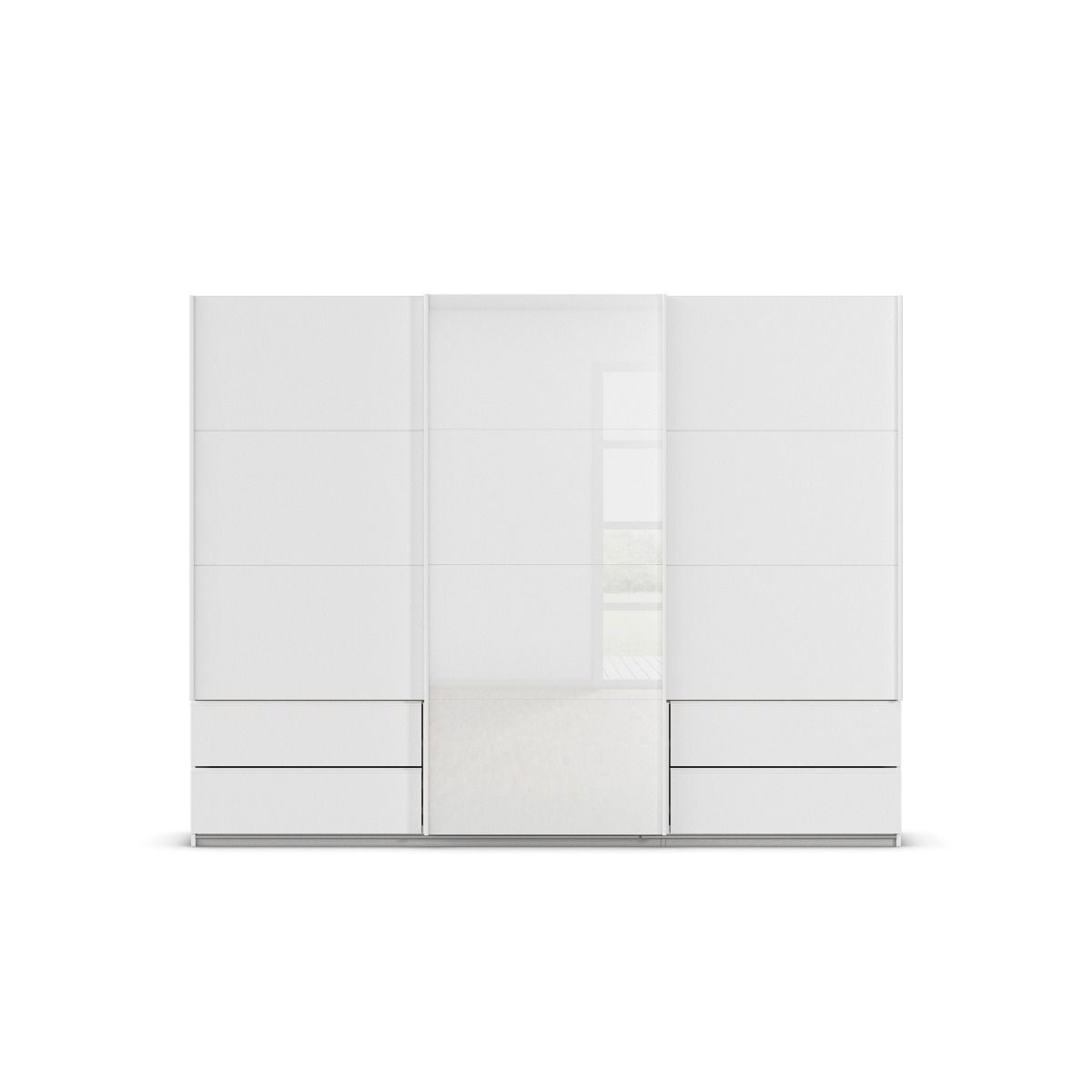 Oakwood Rauch Elara Alpine White 3 door Sliding Wardrobe