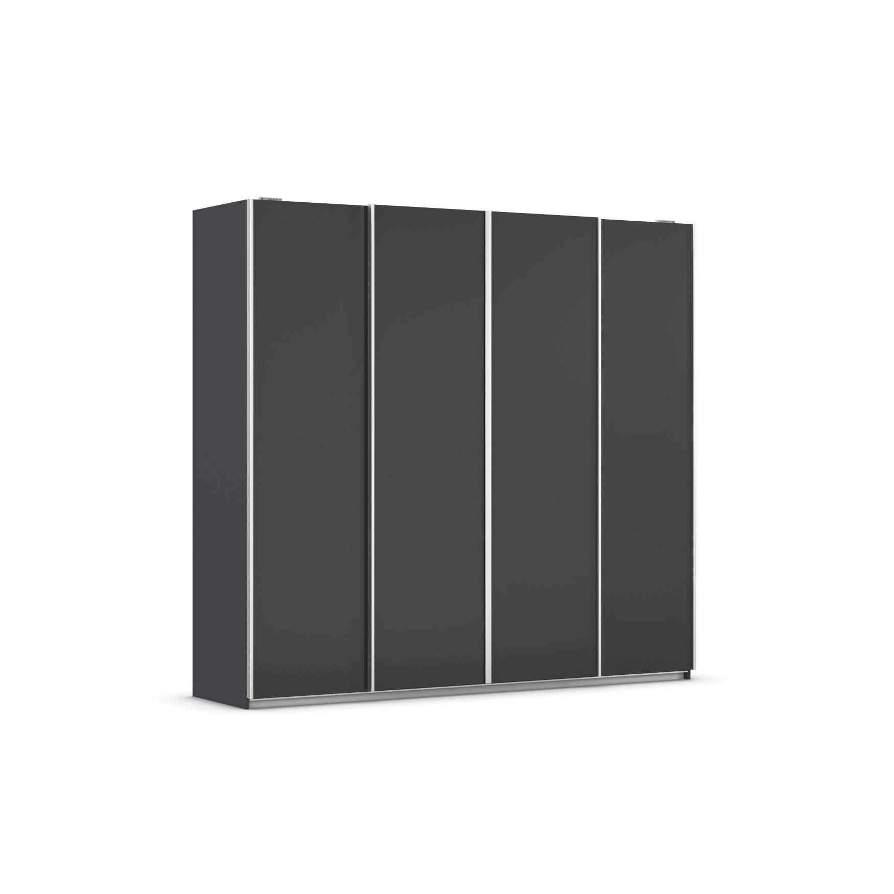 Oakwood Rauch Altera Metallic Grey 4 Door Sliding Wardrobe