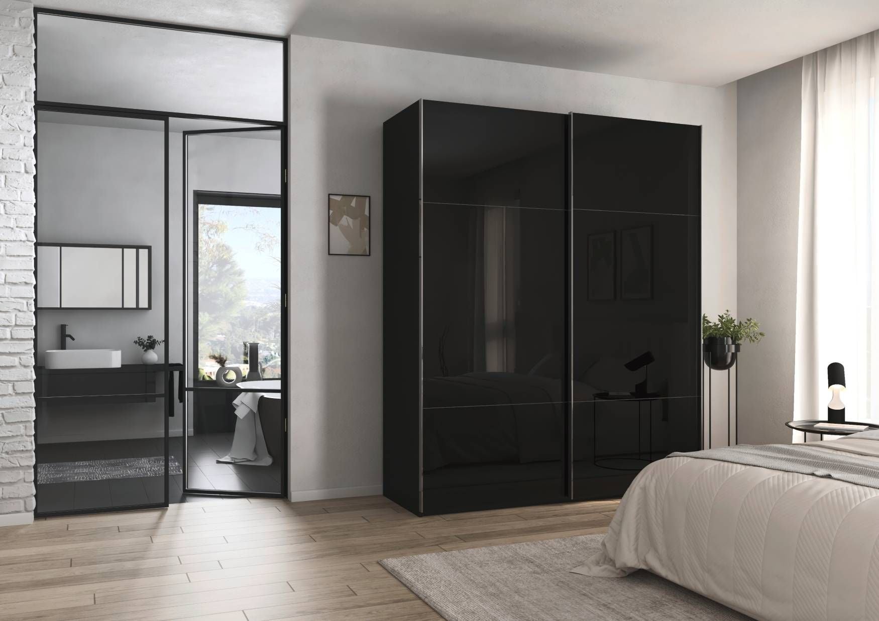 Oakwood Rauch Contido 2 Door Sliding Wardrobe