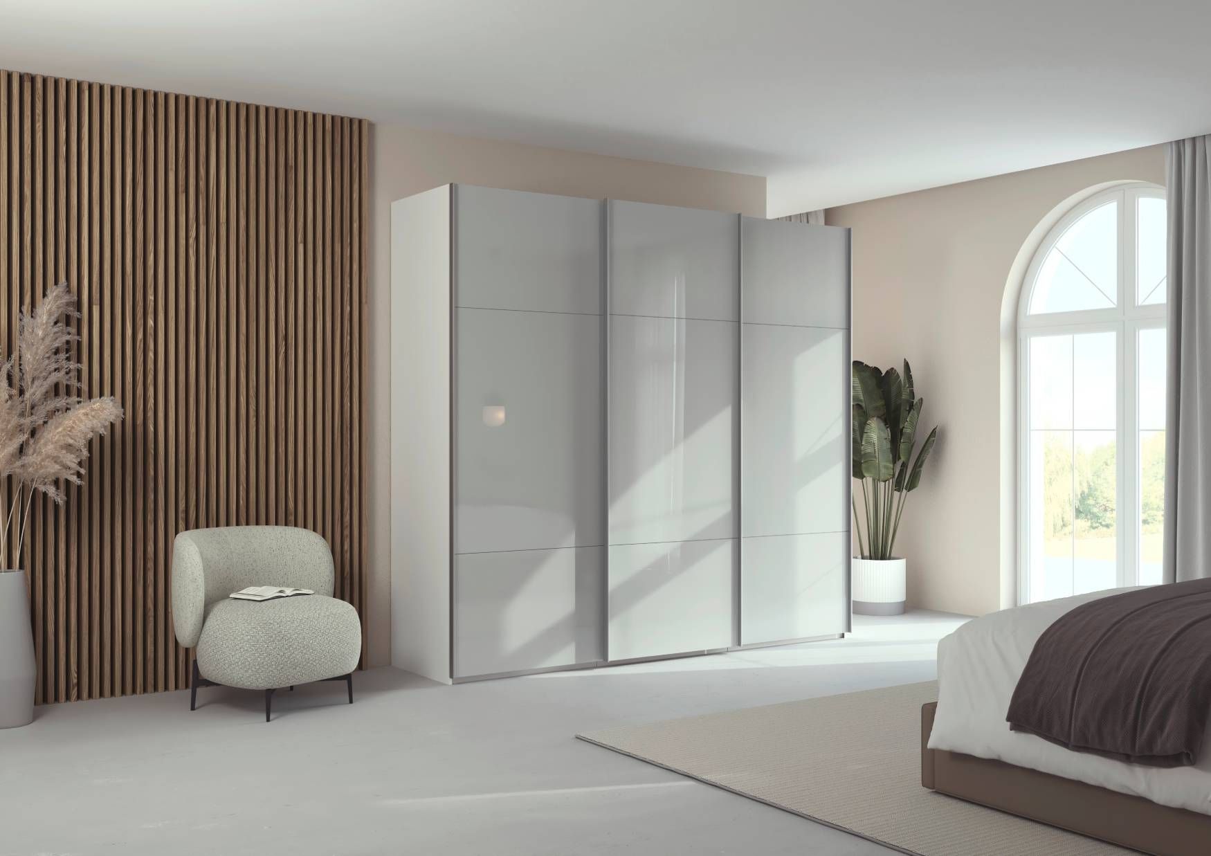Oakwood Rauch Contido 3 Door Sliding Wardrobe