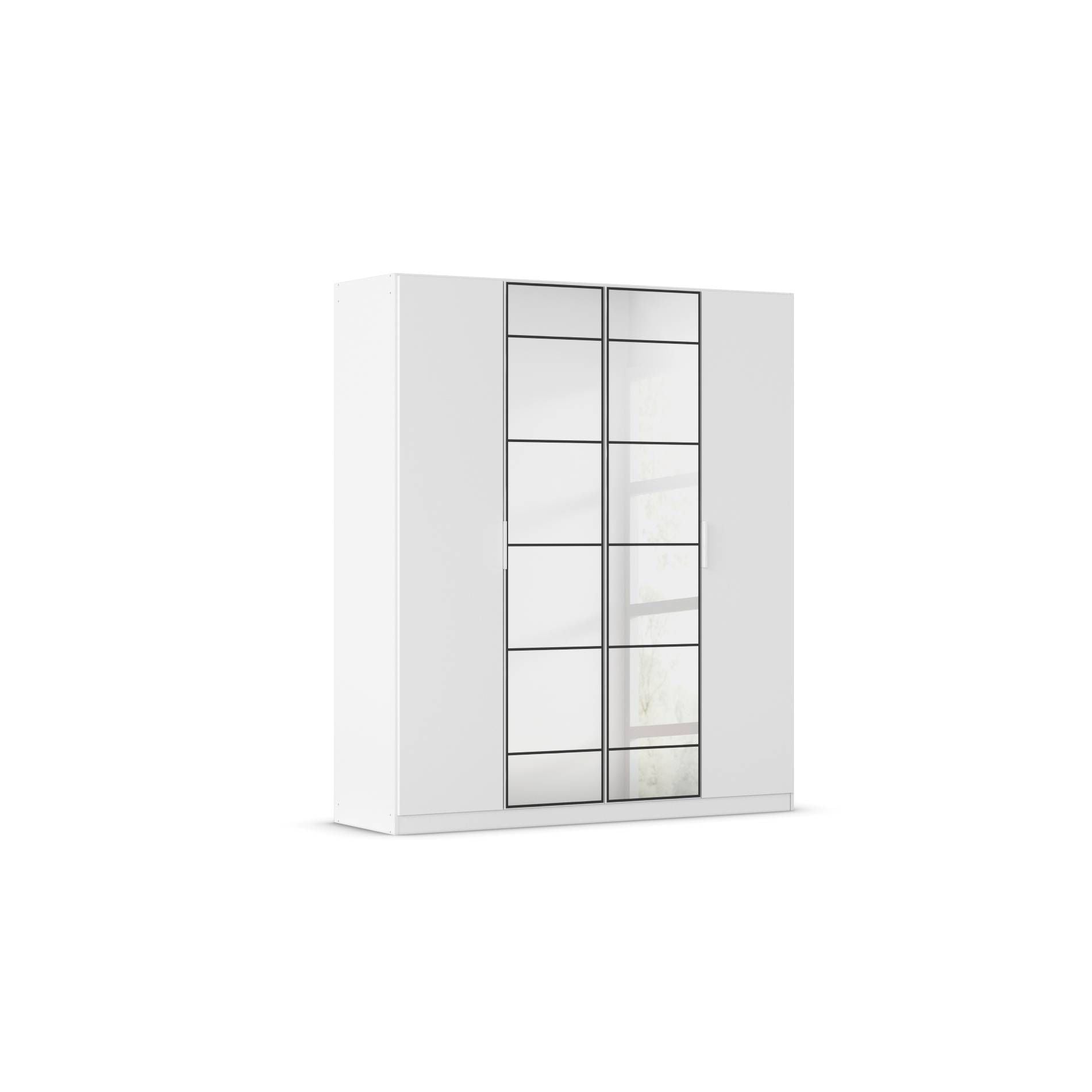Oakwood Rauch Acero Alpine White Hinged Door Wardrobe