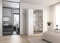 Oakwood Rauch Acero Alpine White Hinged Door Wardrobe