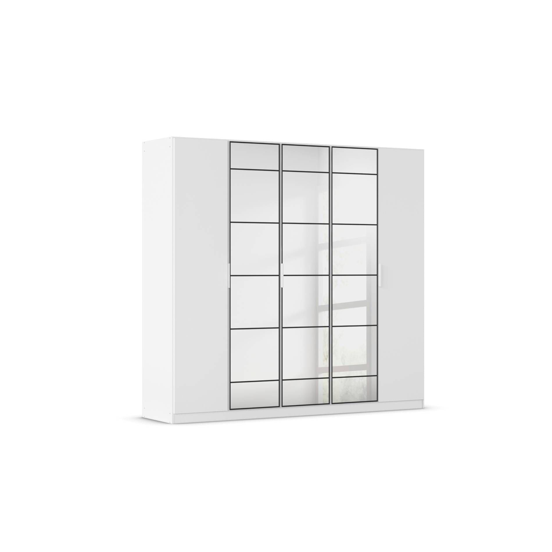 Oakwood Rauch Acero Alpine White Hinged Door Wardrobe