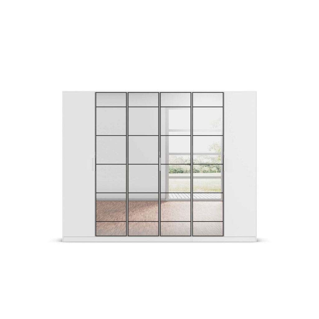 Oakwood Rauch Acero Alpine White Hinged Door Wardrobe