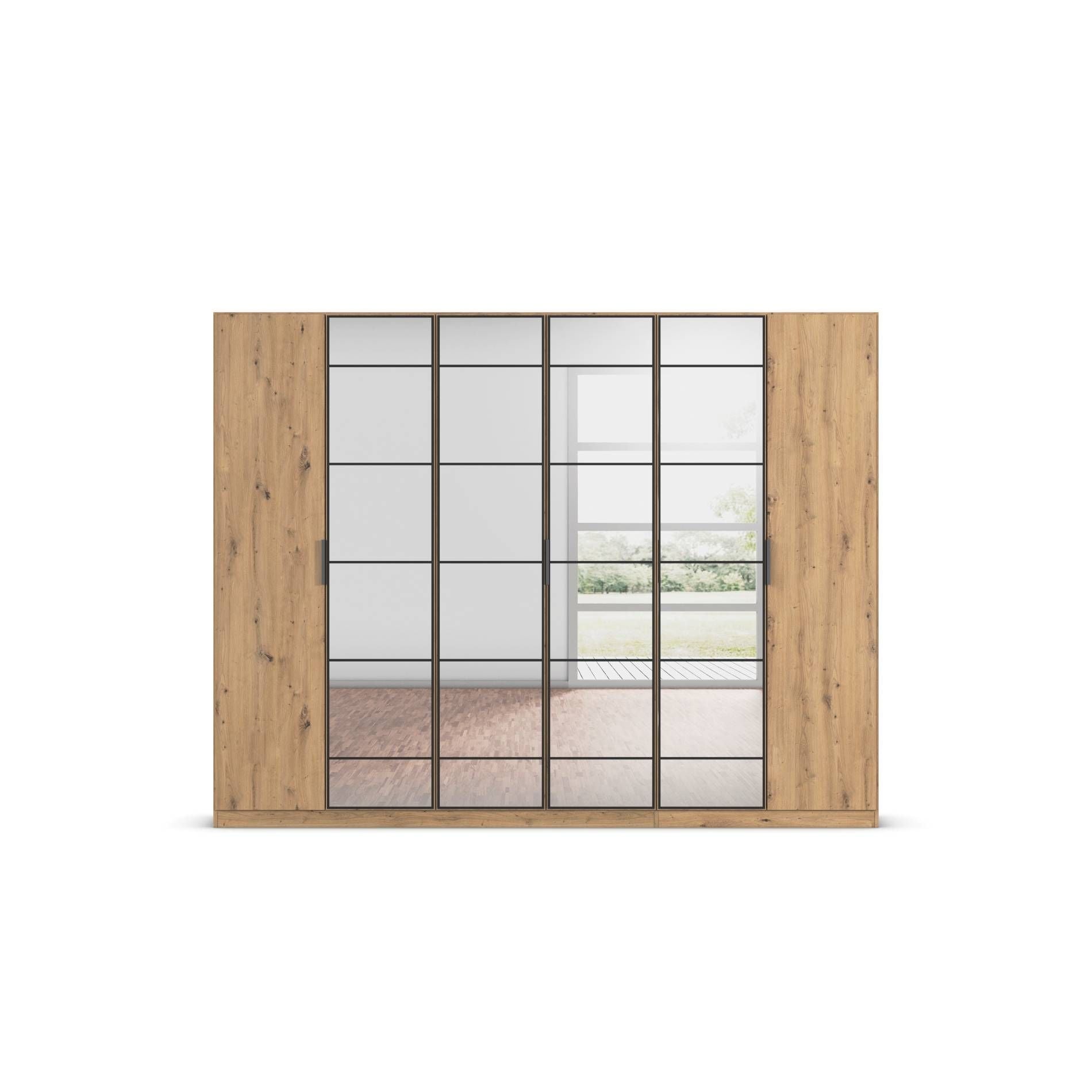 Oakwood Rauch Acero Artisan Oak Hinged Door Wardrobe