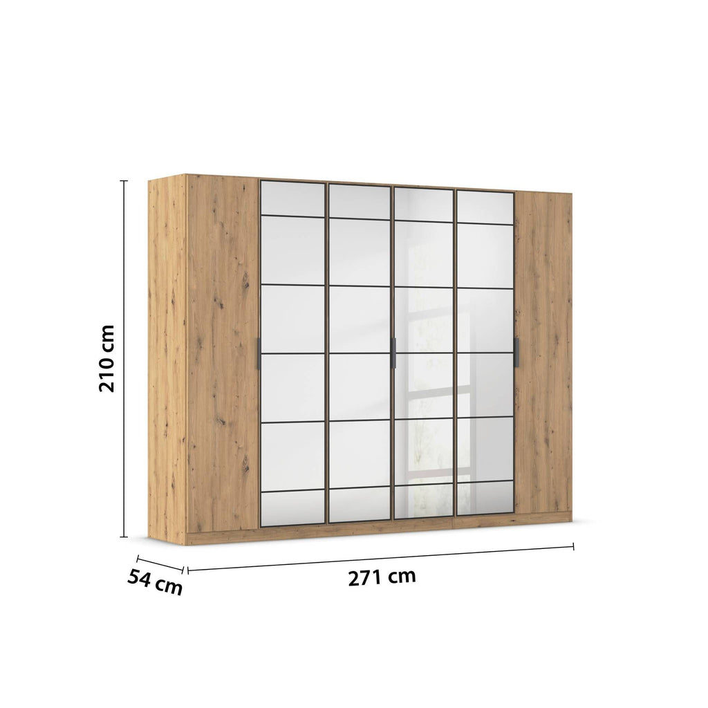 Oakwood Rauch Acero Artisan Oak Hinged Door Wardrobe
