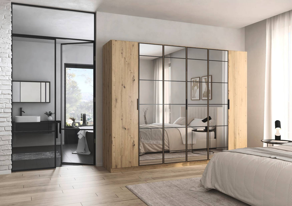 Oakwood Rauch Acero Artisan Oak Hinged Door Wardrobe