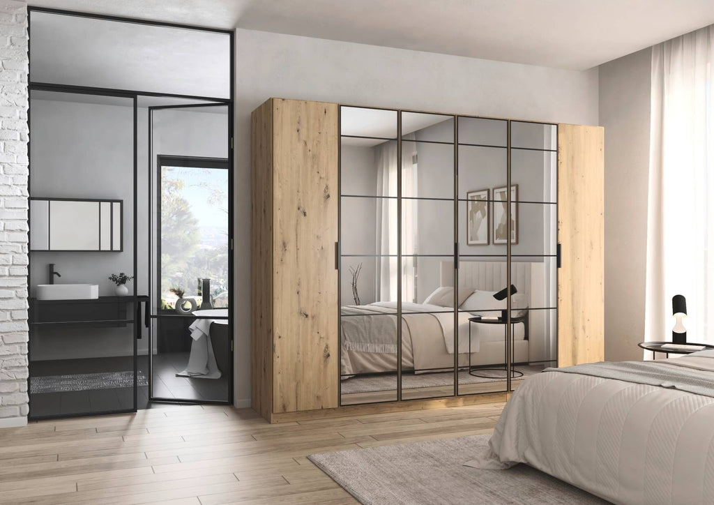 Oakwood Rauch Acero Artisan Oak Hinged Door Wardrobe