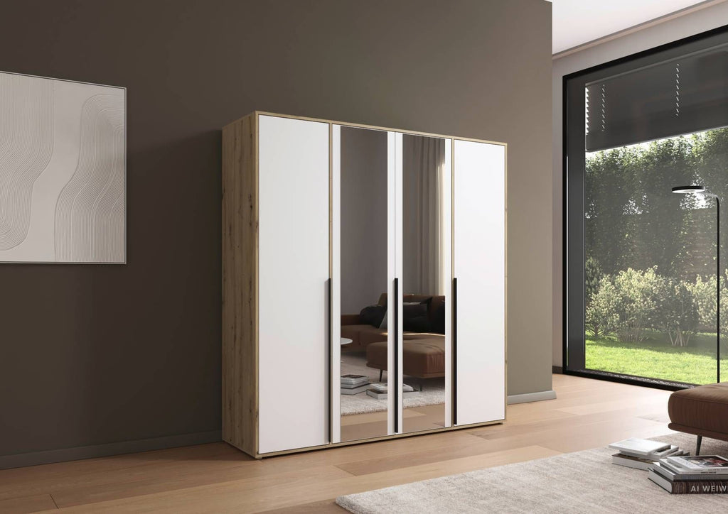 Oakwood Rauch Nagata 4 Door Hinged Wardrobe