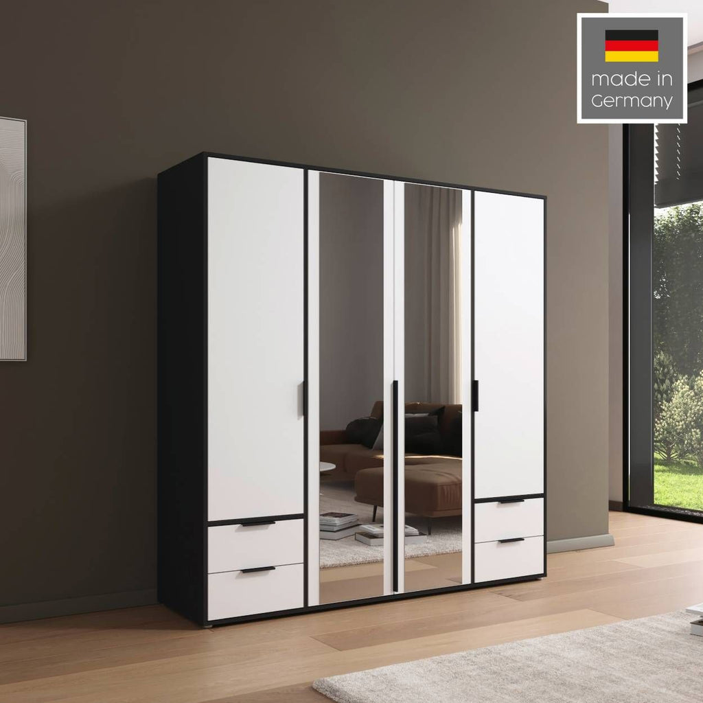 Oakwood Rauch Nagata 4 Door Combi Wardrobe