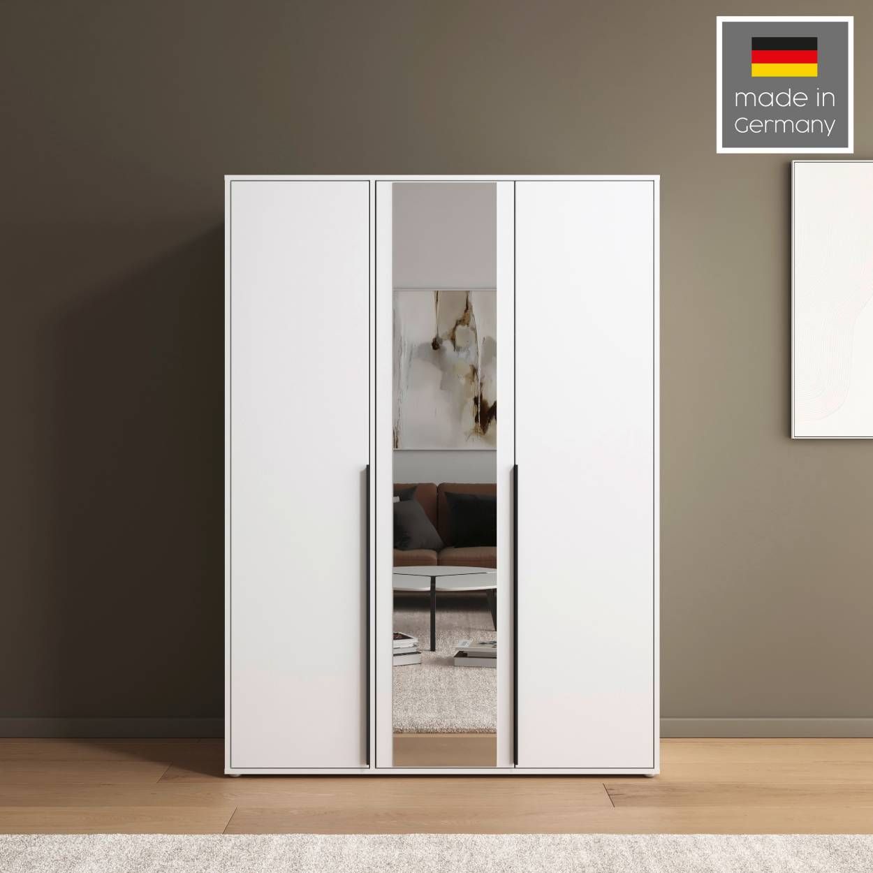 Oakwood Rauch Nagata 3 Door Hinged Wardrobe