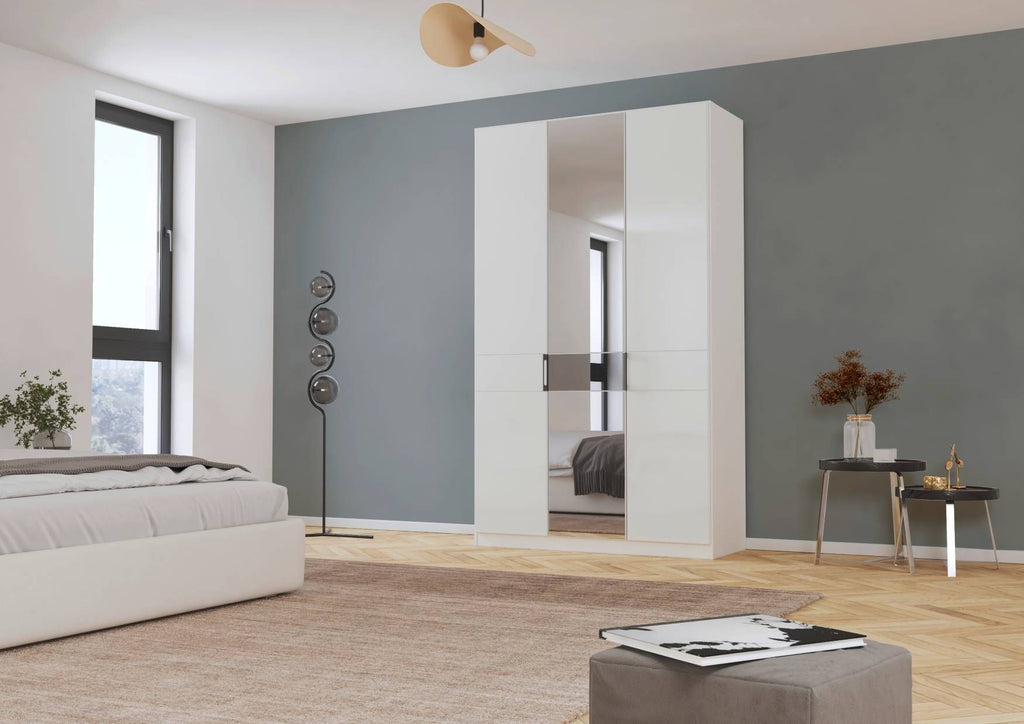 Oakwood Rauch Versity 3 Door Hinged Wardrobe With Mirror