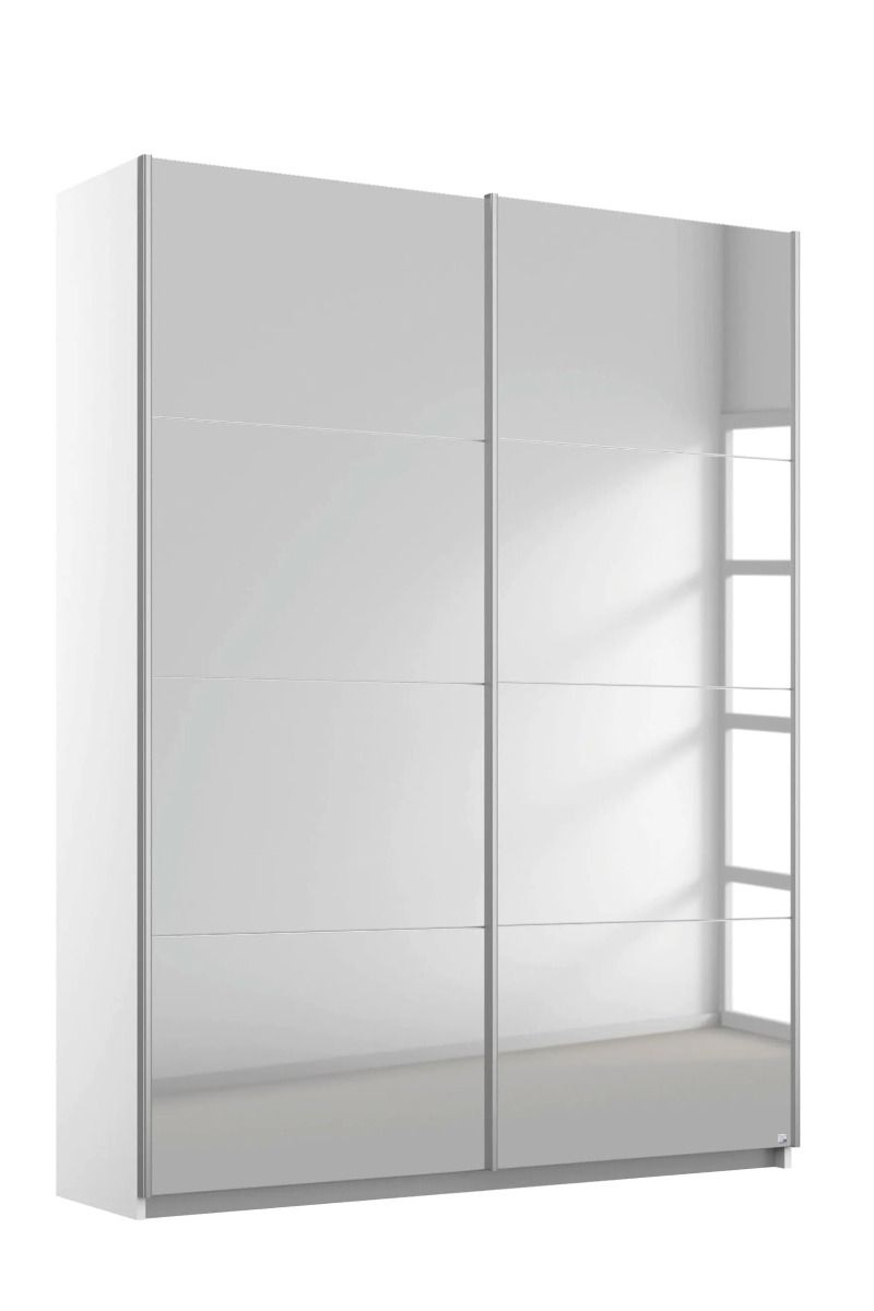 Oakwood Rauch Quadra Full Mirror 2 Door Sliding Wardrobe