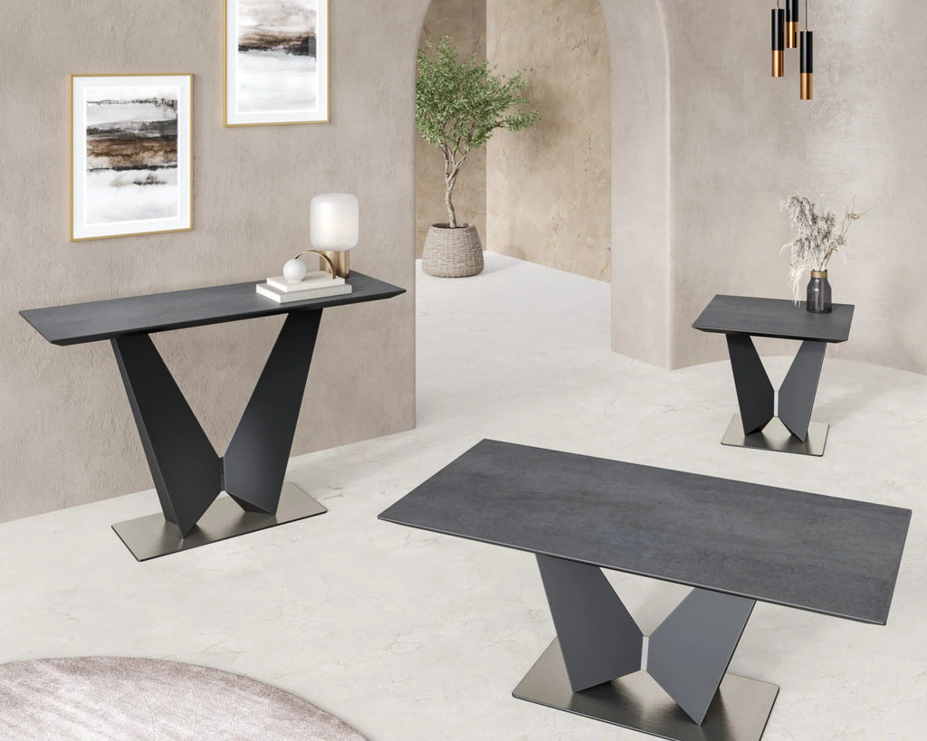 Oakwood Westin Grey Ceramic TV Unit