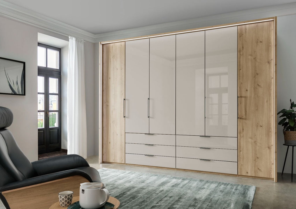 Oakwood Wiemann Monaco 1000 Combi 6 Hinged Door Wardrobe