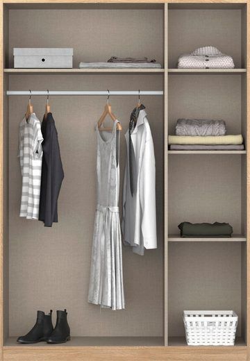 Oakwood Rauch Celle 3 Door Hinged High Gloss Front Wardrobe
