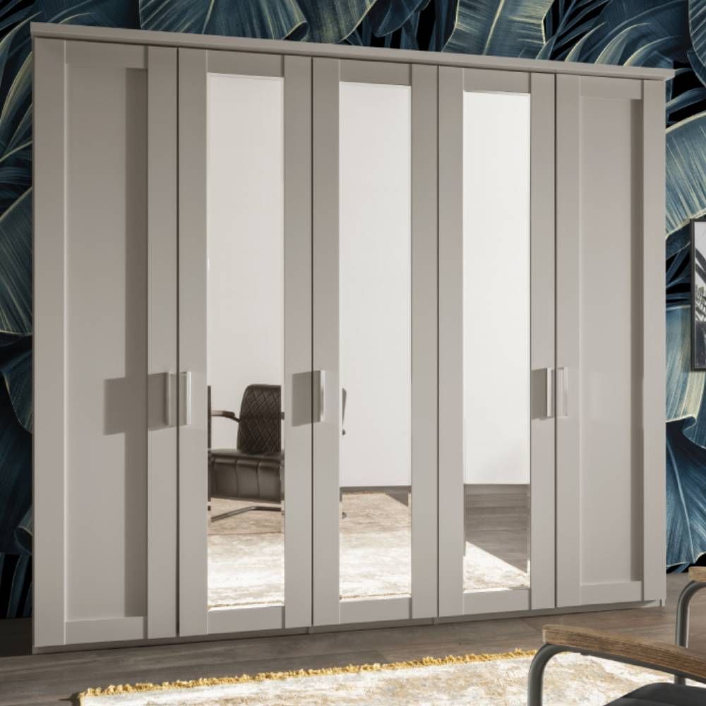 Oakwood Wiemann Cambridge 6 Hinged Door Wardrobe with Mirror