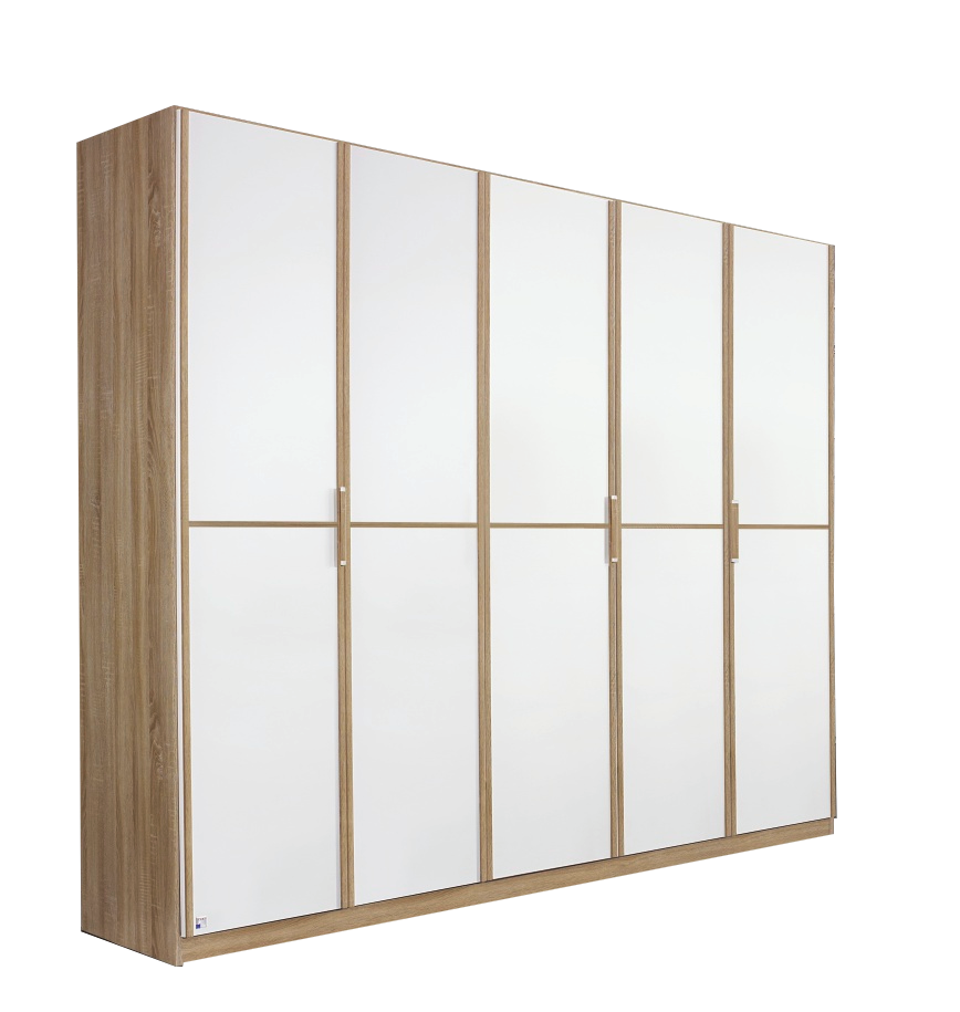 Oakwood Rauch Essensa Sonoma Oak Hinged 5 Door Wardrobe