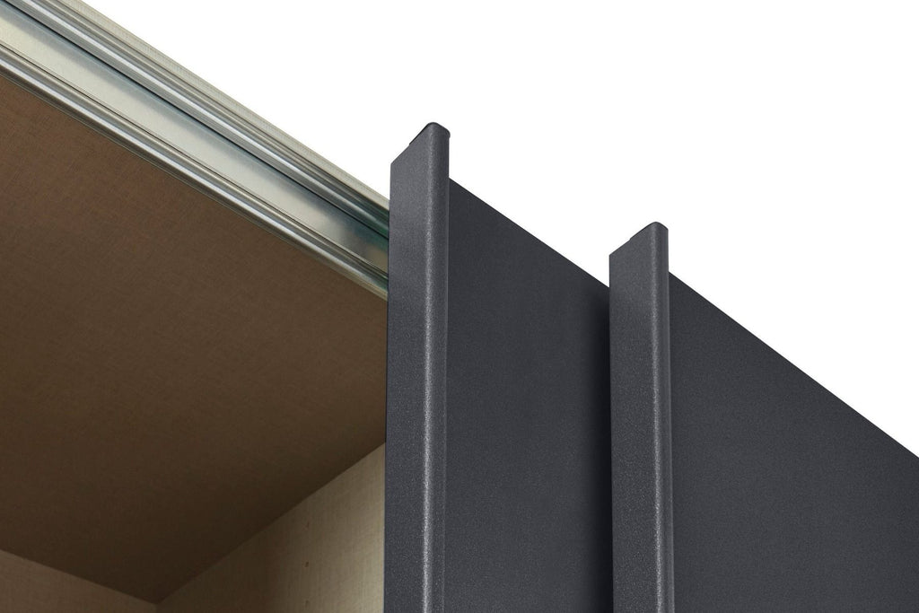 Oakwood Rauch Marburg Metallic Grey 271 CM Sliding  Wardrobe