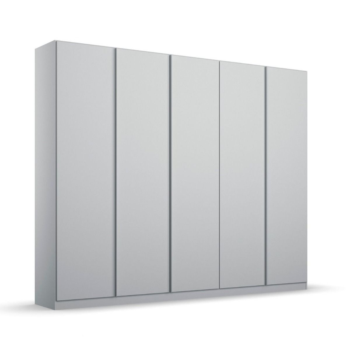 Oakwood Rauch Monostar Silk Grey 5 Door Hinged Wardrobe W226CM