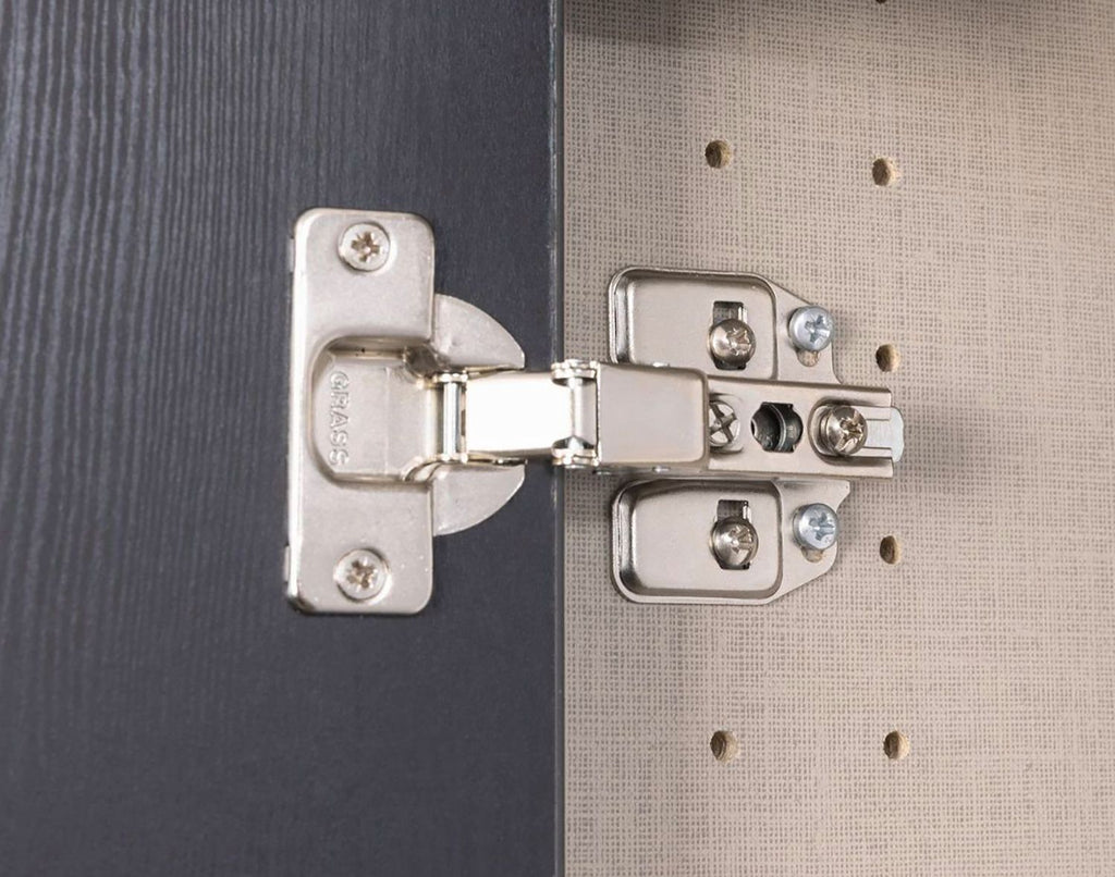 Oakwood Rauch Lamella Metallic Grey And Artisan Oak Hinged Door Wardrobe