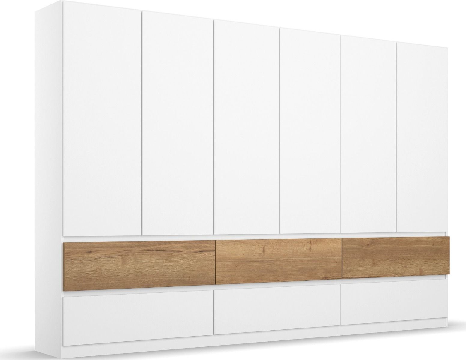 Oakwood Rauch Winnipeg Alpine White 6 Door 6 Drawer Wardrobe