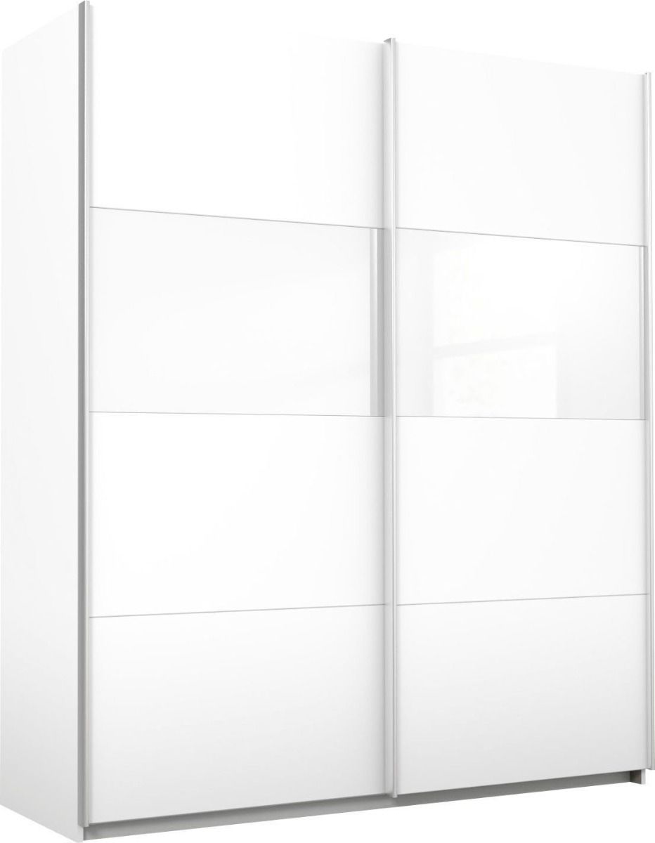 Oakwood Rauch Quadra Silk Grey 2 Gliding Door Wardrobe
