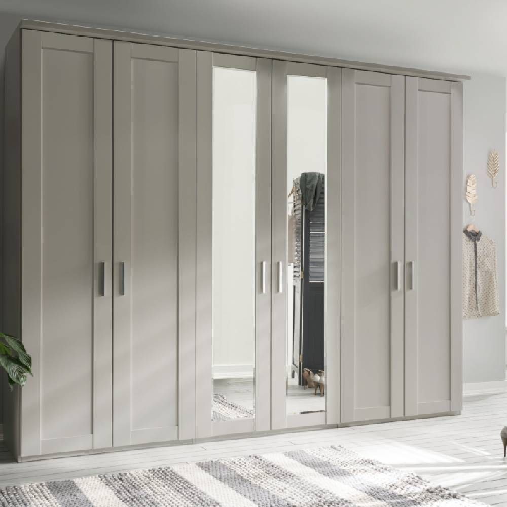 Oakwood Wiemann Cambridge 6 Hinged Door Wardrobe with Mirror