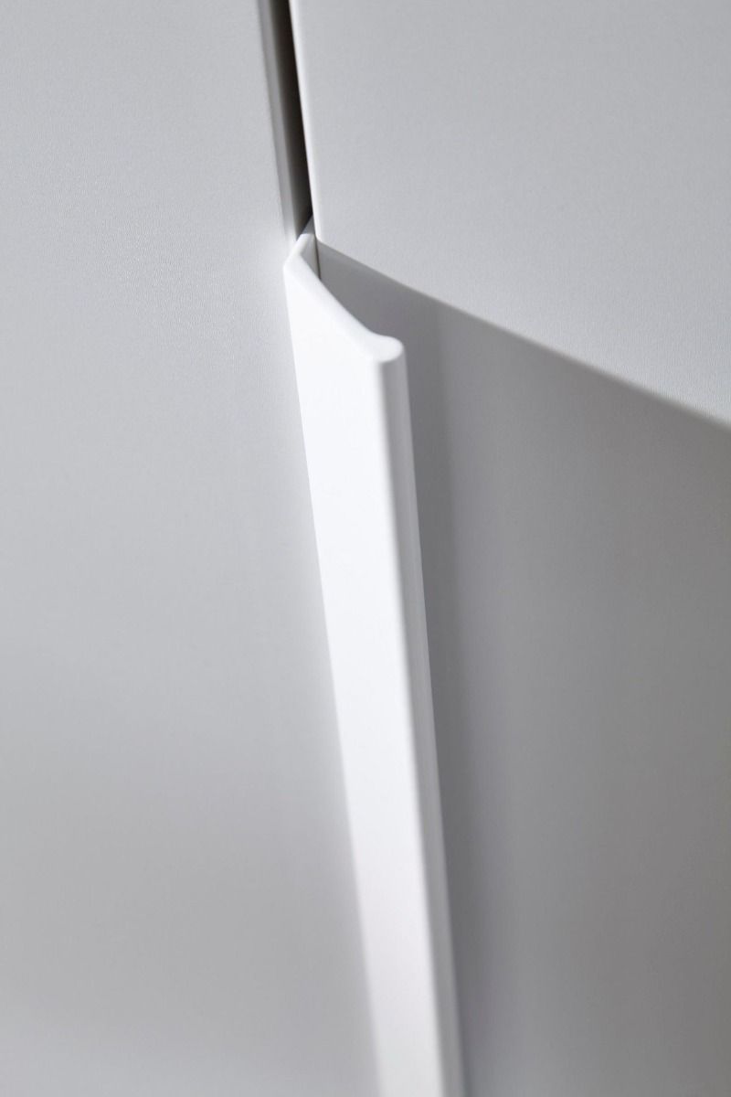 Oakwood Rauch Purisma White Glass 6 Door Hinged Wardrobe 301CM