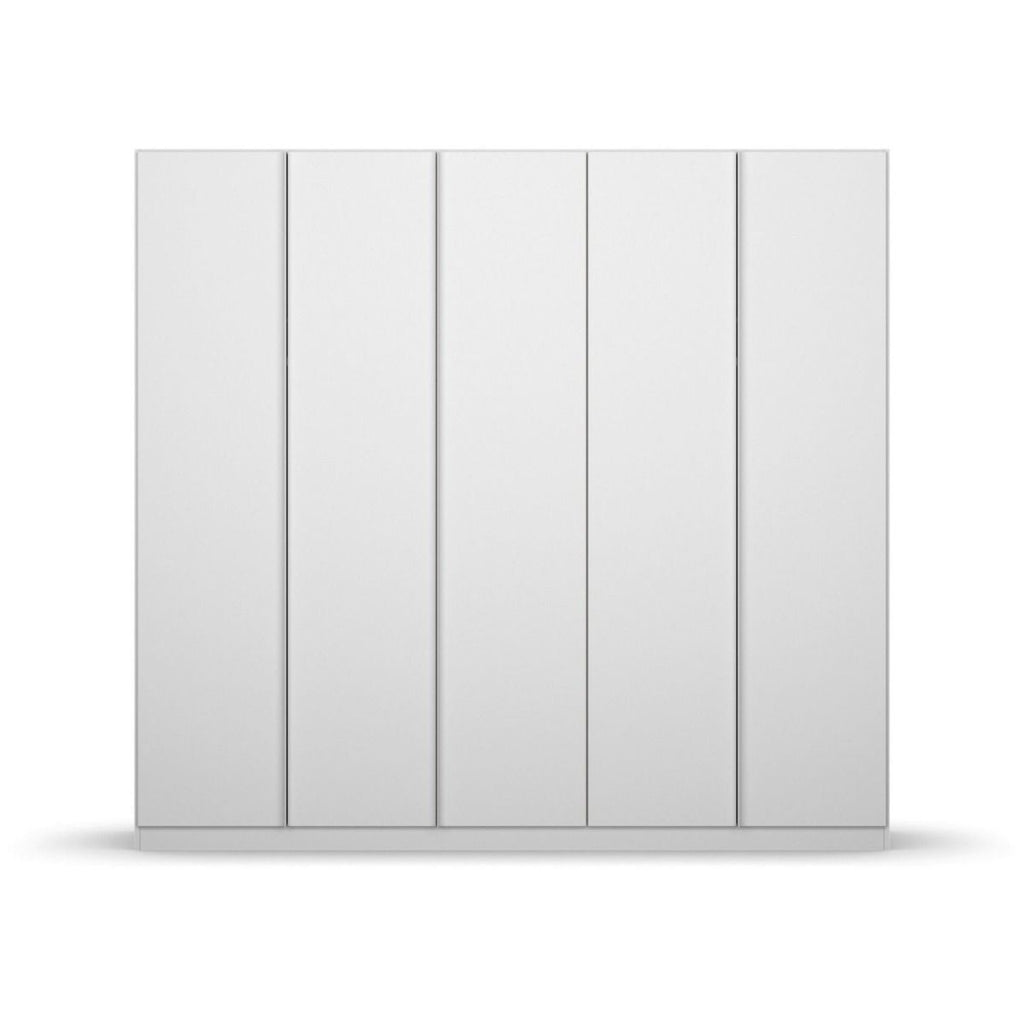 Oakwood Rauch Monostar White 5 Door Hinged Wardrobe W226CM