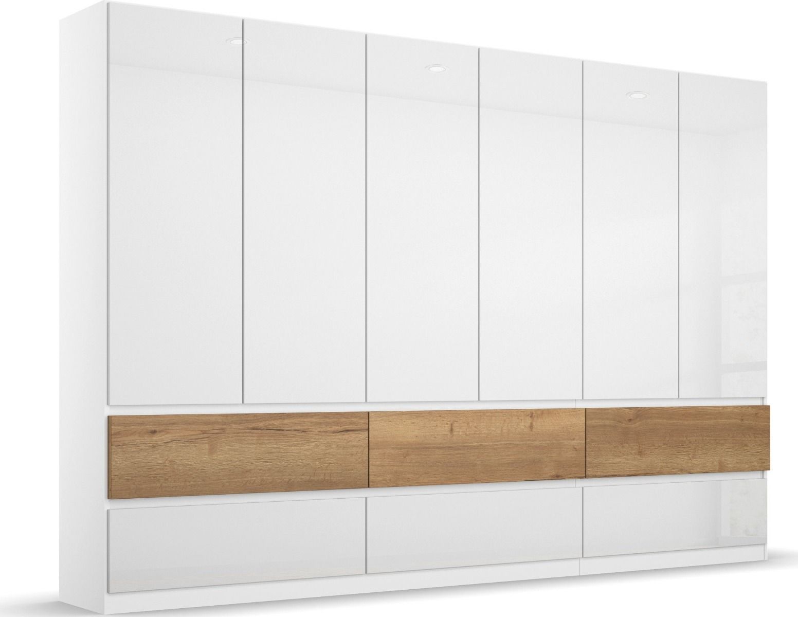 Oakwood Rauch Winnipeg Alpine White 6 Door 6 Drawer Wardrobe
