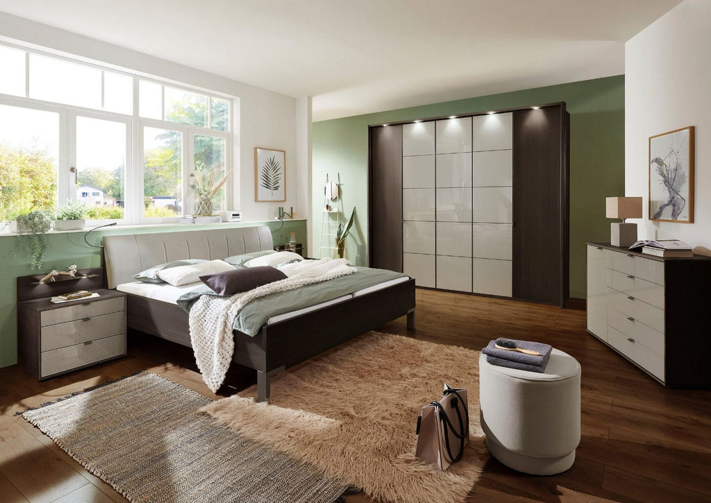 Oakwood Wiemann Quito Mocca Oak Add On Bedside Cabinet Panel