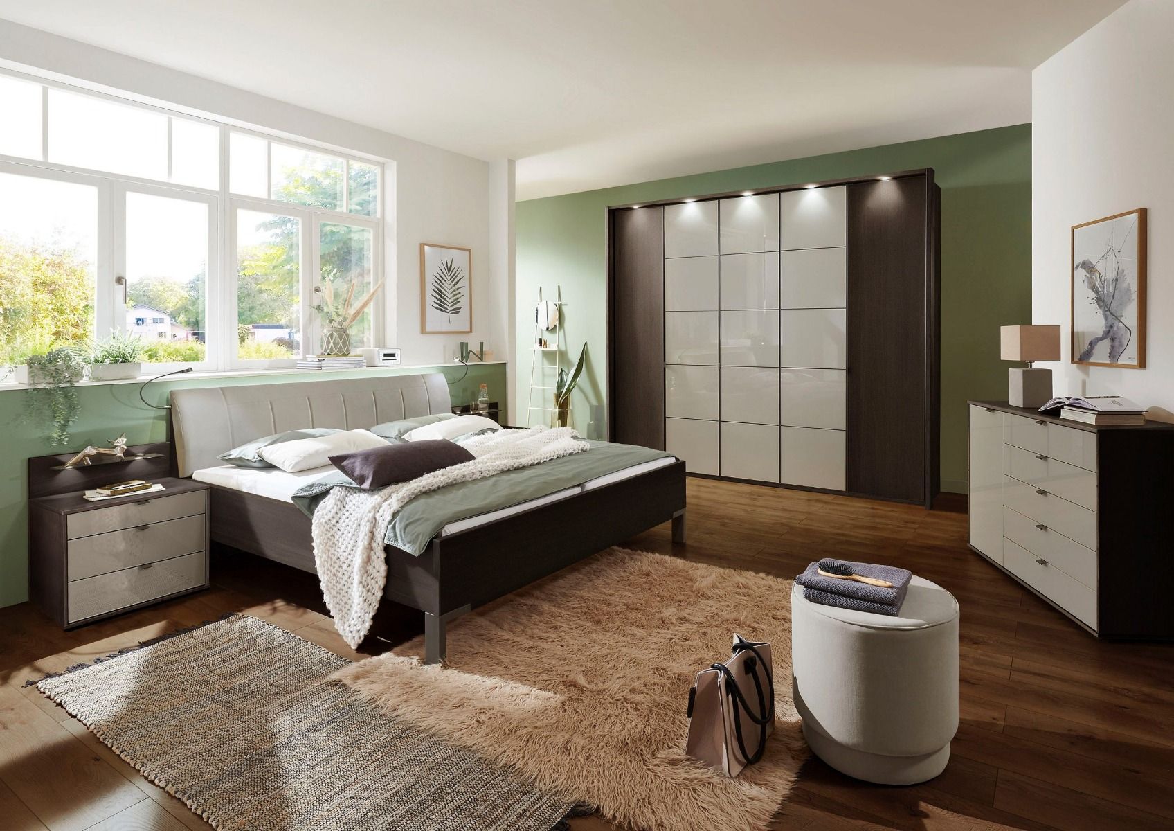 Oakwood Wiemann Quito Mocca Oak Add On Bedside Cabinet Panel